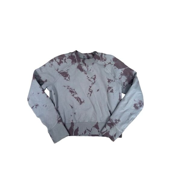 Lululemon Ready To Roll Crew Pullover Crewneck Sweatshirt Shibori Gris Magnum 6 - Picture 3 of 11